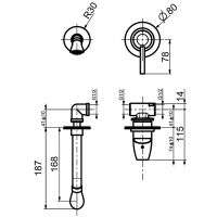 Смеситель для раковины Webert Opera moderna OE830606015 Хром — фото 2, Смесители