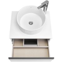 Товар: Тумба под раковину Roca Domi 60 A857458806 подвесная Белый глянец - фото 13 Тумба под раковину Roca Domi 60 A857458806 подвесная Белый глянец — фото 13, Мебель для ванной