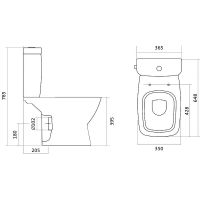 Товар: Унитаз компакт Santek Нео 1WH302470 с бачком и сиденьем Микролифт - фото 9 Унитаз компакт Santek Нео 1WH302470 с бачком и сиденьем Микролифт — фото 9, Унитазы