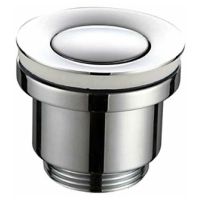 Донный клапан Frap F61 click-clack Хром — фото 2, Донные клапаны