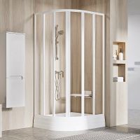 Товар: Душевой уголок Ravak Supernova SKKP6-90 90x90 профиль Белый стекло Transparent арт-3207O102Z1 - фото 2 Душевой уголок Ravak Supernova SKKP6-90 90x90 профиль Белый стекло Transparent арт-3207O102Z1 — фото 2, Душевые уголки четверть круга