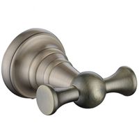 Двойной крючок Kaiser KH-4202 Бронза — фото 1, Крючки для полотенец