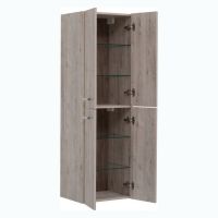 Товар: Шкаф пенал Dreja 50 77.0302D подвесной Дуб кантри - фото 3 Шкаф пенал Dreja 50 77.0302D подвесной Дуб кантри — фото 3, Мебель для ванной