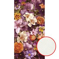 Фреска Ortograf Flower Dreams 31657 Фактура флок FLK Флизелин (1,4*2,7) Разноцветный, Цветы арт-31657 (флок FLK)