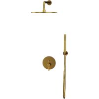 Душевая система Whitecross Y brushed gold YSET04GLB Брашированное золото — фото 2, Душевое оборудование. Душевая программа