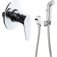 Гигиенический душ со смесителем Orange Otto M22-455cr Хром глянцевый — фото 1, Гигиенические души