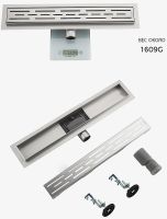 Товар: Душевой лоток Gappo G88007-1 с решеткой Нержавеющая сталь - фото 5 Душевой лоток Gappo G88007-1 с решеткой Нержавеющая сталь — фото 5, Душевые лотки