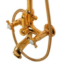 Душевая система Cezares Lord LORD-CVD-03/24-M Золото 24 карат — фото 5, Душевые стойки