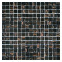Стеклянная мозаика Orro Mosaic Classic Sable Black GC45 32,7х32,7 см — фото 1, Мозаика