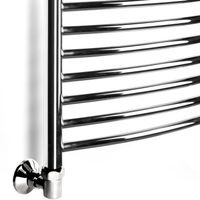 Водяной полотенцесушитель Ника Arc ЛД (г3) 100x50 Хром — фото 4, Водяные полотенцесушители