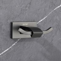 Двойной крючок Gappo G0705-29 Оружейная сталь — фото 7, Крючки для полотенец