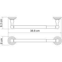 Товар: Держатель бумажных полотенец WasserKRAFT Ammer K-7091 Хром матовый - фото 3 Держатель бумажных полотенец WasserKRAFT Ammer K-7091 Хром матовый — фото 3, Полотенцедержатели