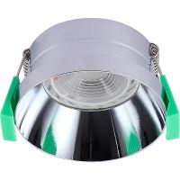 Встраиваемый светильник Crystal Lux CLT 044C CH Серебро — фото 1, Точечные светильники