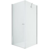 Душевой уголок New Trendy New Soleo Chrome 90x70 D-0141A/D-0086B профиль Хром стекло прозрачное — фото 1, Душевые уголки