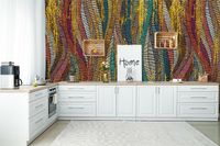 Панно Marburg Papis Loveday 33797 Винил на флизелине (2,72*2,7) Разноцветный, Абстракция — фото 2, Обои для стен