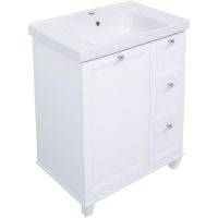 Товар: Тумба под раковину Aquanet Амели 70 261988 Белая матовая - фото 2 Тумба под раковину Aquanet Амели 70 261988 Белая матовая — фото 2, Мебель для ванной