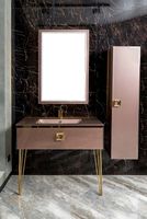 Зеркало Boheme Armadi Art Lucido 70 567-PU с подсветкой Лиловый — фото 2, Мебель для ванной