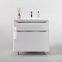 Товар: Тумба под раковину Style Line Марелла 80 Люкс Plus СС-00002402 Белый глянец антискрейтч - фото 2 Тумба под раковину Style Line Марелла 80 Люкс Plus СС-00002402 Белый глянец антискрейтч — фото 2, Мебель для ванной