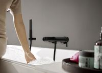 Смеситель для ванны Hansgrohe Finoris 76420670 Черный матовый — фото 2, Смесители