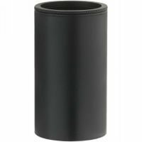 Стакан для зубных щеток Boheme Uno 10982-B Черный матовый — фото 1, Мыльницы