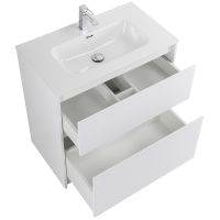 Тумба под раковину BelBagno Kraft 80 KRAFT-800-2C-PIA-BO Bianco Opaco — фото 5, Тумбы под раковину