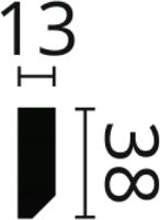 Товар: Плинтус напольный NMC Wallstyl 3012614 2000x38x13 мм - фото 4 Плинтус напольный NMC Wallstyl 3012614 2000x38x13 мм — фото 4, Плинтуса напольные