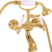 Товар: Смеситель для ванны Rav Slezak Morava retro MK559.5/2Z Золото - фото 1 Смеситель для ванны Rav Slezak Morava retro MK559.5/2Z Золото — фото 1, Смеситель для ванны