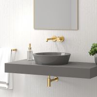 Смеситель для раковины Teska Arte E5507 Золото — фото 2, Смесители для раковины