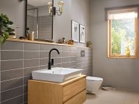 Смеситель для раковины Hansgrohe Rebris E Черный матовый арт-72576670 — фото 4, Смесители для раковины