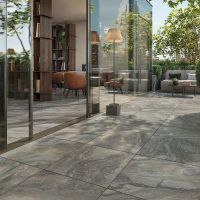 Керамогранит Italon Charme Deluxe X2 Grigio Orobico Nat Ret 610010001928 60х60 см — фото 6, Керамогранит