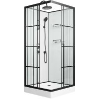 Душевая кабина Niagara Standart 100x100 L ST100/15QL/KL/BKT без гидромассажа — фото 2, Душевые кабины