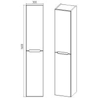 Товар: Шкаф пенал VIANT Марсель 30 VMAR300-PEN подвесной Белый - фото 8 Шкаф пенал VIANT Марсель 30 VMAR300-PEN подвесной Белый — фото 8, Пеналы для ванной комнаты