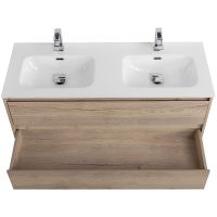 Тумба под раковину BelBagno Kraft 120 KRAFT-1200-2C-SO-2-RGB подвесная Rovere Galifax Bianco — фото 7, Тумбы под раковину