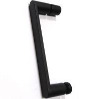 Душевой уголок Abber Schwarzer Diamant 110x80 AG01118B профиль Черный стекло прозрачное — фото 3, Асимметричные душевые уголки