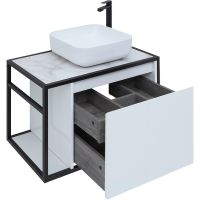 Товар: Тумба под раковину Aquanet Nova Lite Loft 75R 261649 подвесная Белый глянец - фото 8 Тумба под раковину Aquanet Nova Lite Loft 75R 261649 подвесная Белый глянец — фото 8, Тумбы под раковину