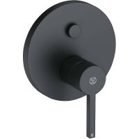 Смеситель для душа Kludi Nova Fonte Puristic Черный матовый арт-206593915 — фото 1, Встраиваемые смесители для душа