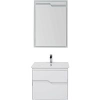 Комплект мебели для ванной Aquanet Модена 65 199304 Белый глянец — фото 1, Комплекты мебели для ванной