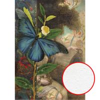 Фреска Ortograf Животные 17007 Фактура бархат FX Флизелин (1,9*2,7) Разноцветный, Бабочки/Цветы/Абстракция — фото 1, Фрески