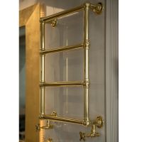 Водяной полотенцесушитель Boheme Imperiale 719 Золото — фото 1, Водяные полотенцесушители