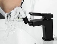 Смеситель для биде Gappo G17-6 G5017-6 Черный матовый — фото 2, Смесители для биде