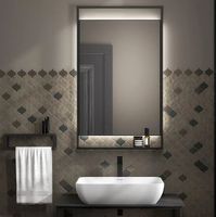 Зеркало Kerama Marazzi Plaza Next 60 PL.N.mi.P.60\BLK с подсветкой Черное матовое с сенсорным выключателем — фото 4, Мебель для ванной