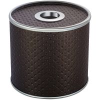 Салфетница Geralis S-PCH Punto Шоколад, кант Хром — фото 1, Боксы для салфеток