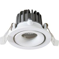 Встраиваемый светильник Artelamp Apertura A3307PL-1WH Белый — фото 1, Точечные светильники