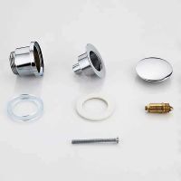 Донный клапан Frap F62 click-clack Хром — фото 5, Донные клапаны