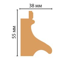 Багет Decomaster FM19-2 2850x55x38 мм — фото 2, Багеты