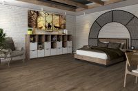 Виниловый ламинат Damy Floor Family LVT 0036-3-LVT Орех Американский 1227х187х2,5 мм — фото 9, Виниловый ламинат