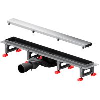 Душевой лоток AM.PM MasterFlow 60 с решеткой Хром матовый / под плитку Tile арт-W01SC-U11-060-04SB — фото 4, Душевые лотки