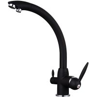 Смеситель для кухни Frap H99 F4399-7 Черный матовый — фото 1, Смесители для кухни