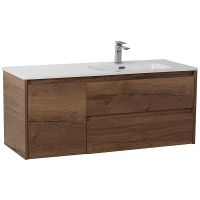 Тумба под раковину BelBagno Kraft 120 R KRAFT-1200-2C-1A-SO-RT-R подвесная Rovere Tabacco — фото 2, Тумбы под раковину