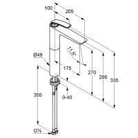 Товар: Смеситель для раковины Kludi Balance 522989175 Белый Хром - фото 5 Смеситель для раковины Kludi Balance 522989175 Белый Хром — фото 5, Смесители